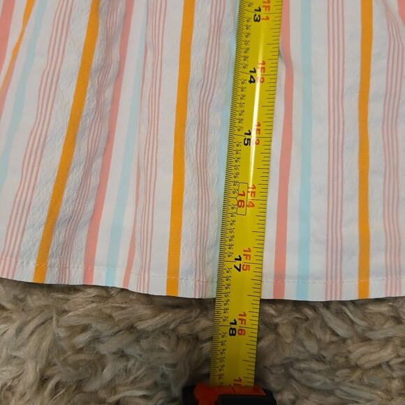 NWT Vineyard Vines Neon Rosa Harbor Smocked Tiered Mini Skirt Romantic - Picture 8 of 8